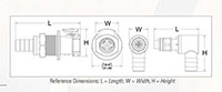 50PP Series 1/4 Inch (in) Inside Diameter (ID) Tube Size In-Line Hose Barb Socket - 2