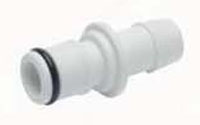 50GP Series 1/4 Inch (in) Inside Diameter (ID) Tube Size Short Body Non-Valved In-Line Hose Barb Plug