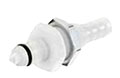 20 AC Series Panel Mount Hose Barb Plugs