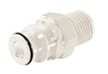 60PS Series 3/8 Inch (in) Thread Size Non-Valved and Valved Male Thread Plug