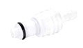40AC Series 1/4 Inch (in) Inside Diameter (ID) Tube Size Non-Valved and Valved In-Line Hose Barb Plug