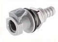 50PP Series 1/4 Inch (in) Inside Diameter (ID) Tube Size Panel Mount Hose Barb Socket
