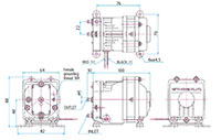 12 and 24 Volt (V) Direct Current (DC) Rated Voltage and 0.73 and 0.34 Ampere (A) Current Linear Motor Free Piston Vacuum Pump - 2