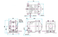 12 Volt (V) Direct Current (DC) Rated Voltage and 17.4 Pound Per Square Inch Gauge (psig) Maximum Pressure Linear Piston Direct Current (DC) Air Compressor - 2