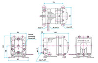 24 Volt (V) Direct Current (DC) Rated Voltage and 17.4 Pound Per Square Inch Gauge (psig) Maximum Pressure Linear Piston Direct Current (DC) Air Compressor - 2