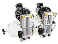 PC2x2 220 Volt (V) Voltage and 60 Hertz (Hz) Frequency Oil-Less Air Compressor