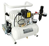 P 50 TC AL - 115 Volt (V) Voltage and 50/60 Hertz (Hz) Frequency Silent Oil Lubricated Air Compressor