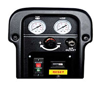 Silver 3 Horsepower (hp) Power/150 Liter (L) Tank Size Rotary Screw Compressor - 2