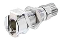 20CB Series 0.10 Inch (in) Inside Diameter (ID) Tube Size Non-Valved and Valved Panel Mount Poly-Tube Fitting (PTF) Socket