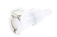 40AC Series 1/4 Inch (in) Inside Diameter (ID) Tube Size Non-Valved and Valved In-Line Hose Barb Socket