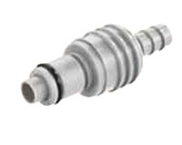 40PP Series 1/4 Inch (in) Inside Diameter (ID) Tube Size Non-Valved and Valved In-Line Hose Barb Plug