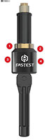 GasMate® GZNV Series 3/8 Inch (in) Connection Size Internal Sealing Connector - 3