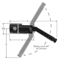 JXL Series 0.250 Inch (in) Sealing Inside Diameter (ID)/Tube Inside Diameter (ID) External Sealing Connector - 2